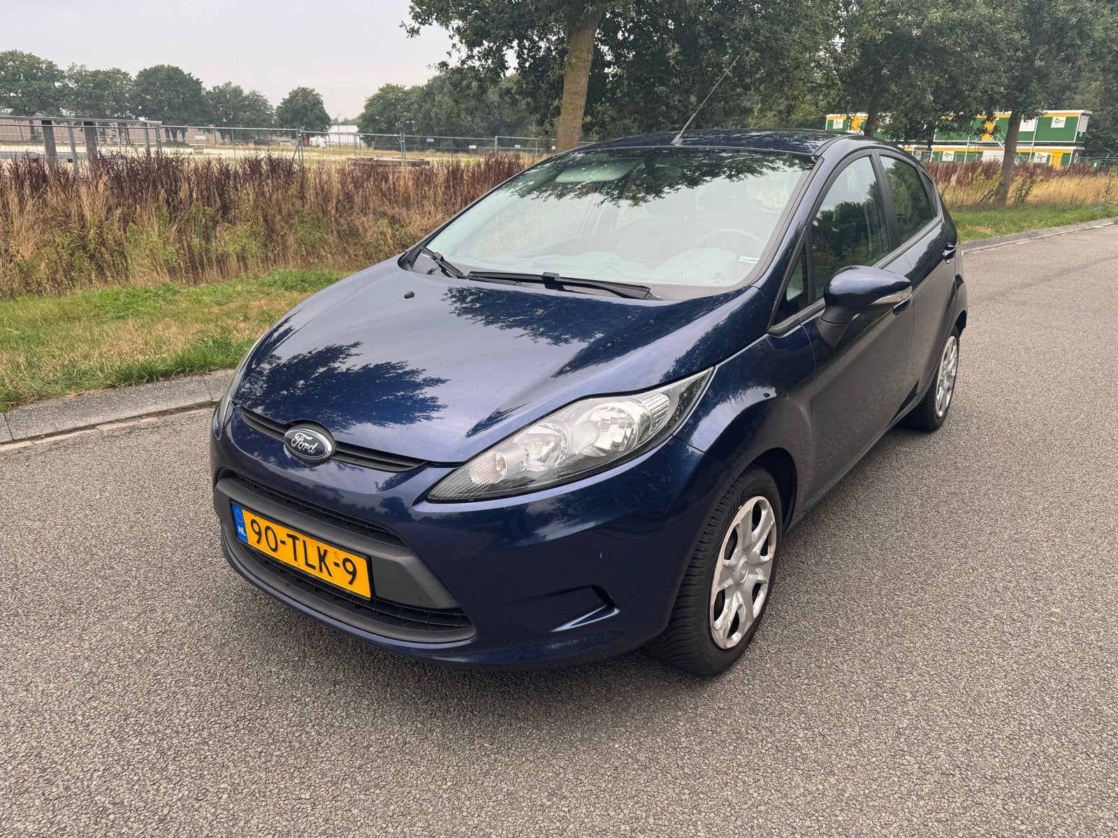 Ford Fiësta 1.25 44KW 5DR 2012 Blauw, Auto's, Ford, Voorwielaandrijving, Stof, 40 €/maand, Blauw