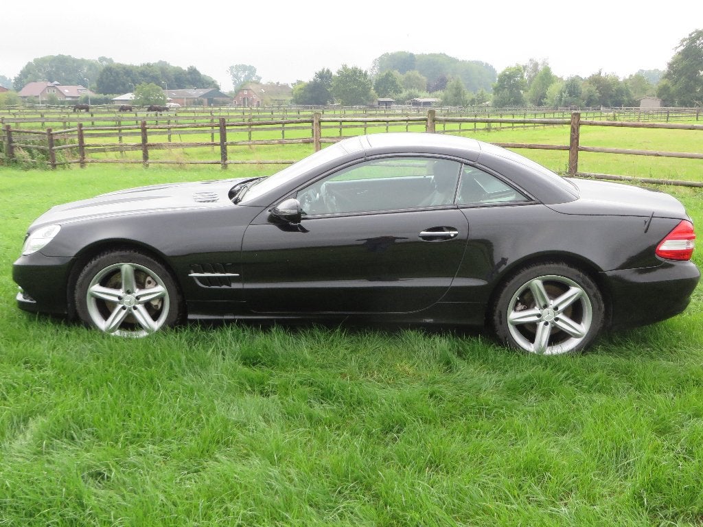 Mercedes-Benz SL 5.5 Sl500 AUT 2008 Zwart, Automaat, 5461 cc, Achterwielaandrijving, Cabriolet