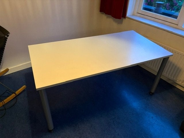 tafel, Huis en Inrichting, Tafels | Eettafels, Ophalen, Gebruikt, Rechthoekig, 50 tot 100 cm
