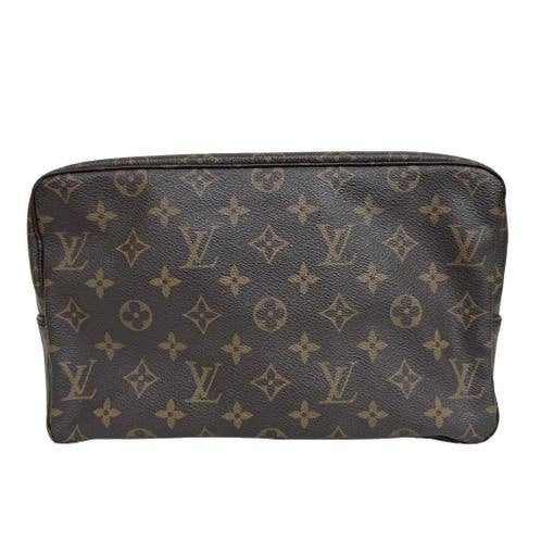Toilettas trousse toiletry monogram cosmetic pouch cosmetica, Ophalen of Verzenden, Gebruikt