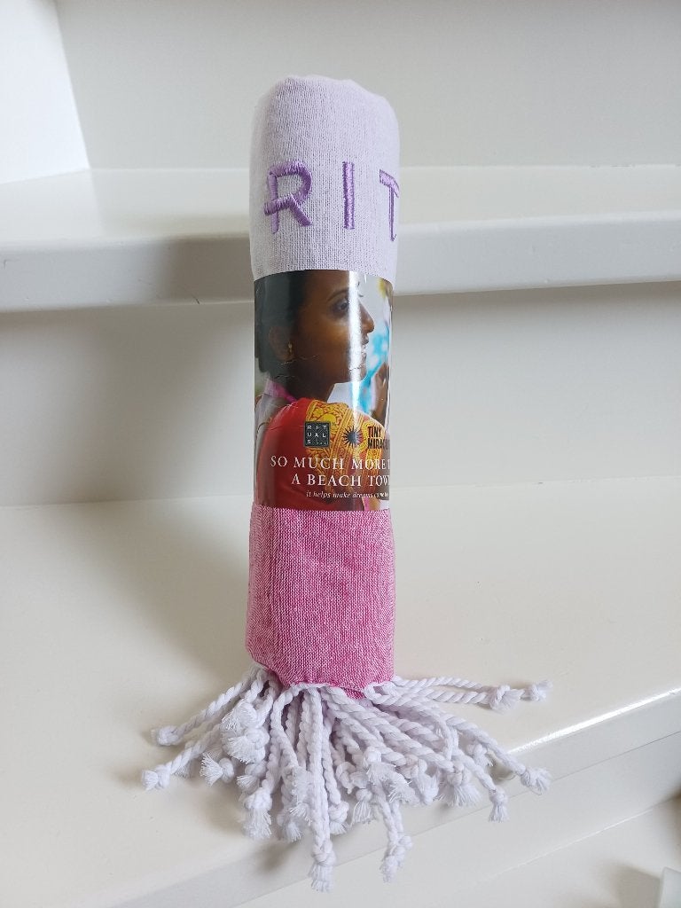 RITUALS BEACH TOWEL TINY MIRACLES 100X175CM NIEUW, Ophalen of Verzenden, Nieuw