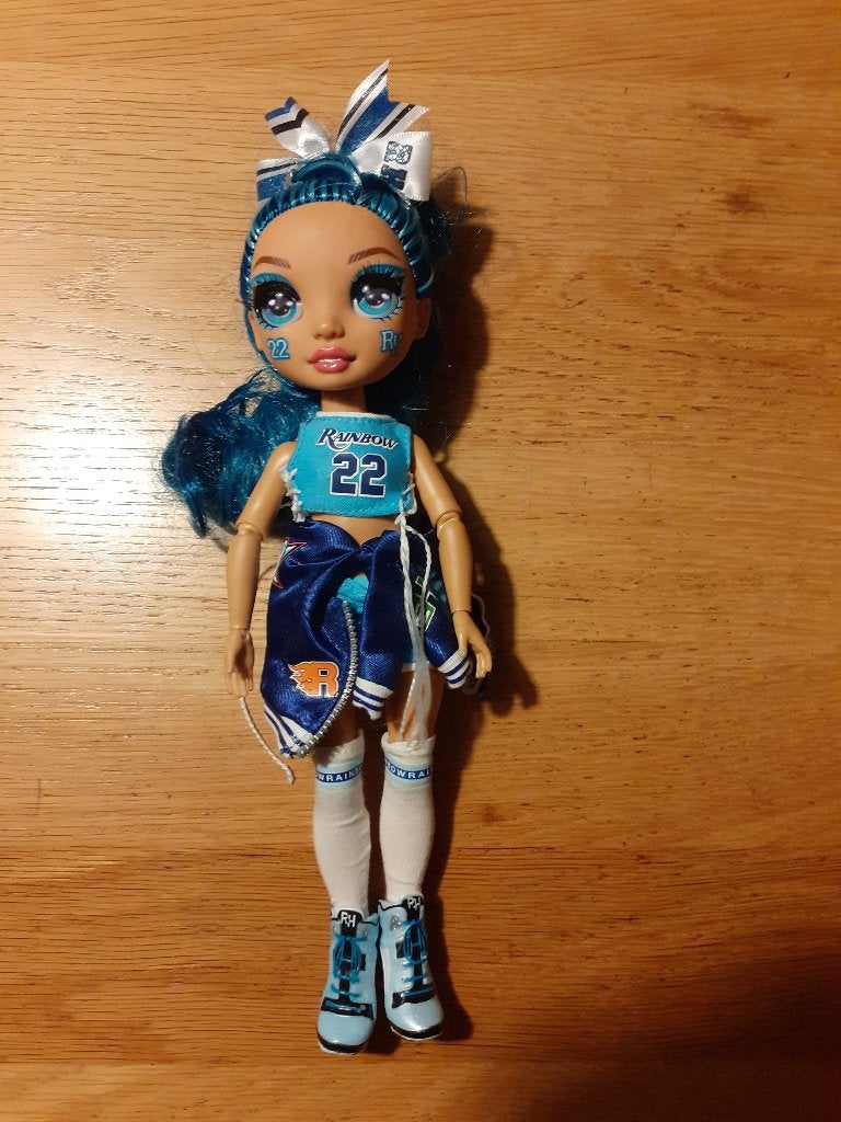 rainbow high pop cheer skyler bradshaw, Verzamelen, Poppen, Ophalen of Verzenden, Zo goed als nieuw, Pop