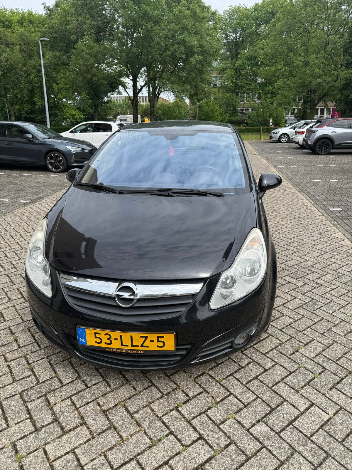 Opel Corsa 1.4 16V 5D 2010 Zwart, Auto's, Voorwielaandrijving, 1063 kg, 4 cilinders, Origineel Nederlands