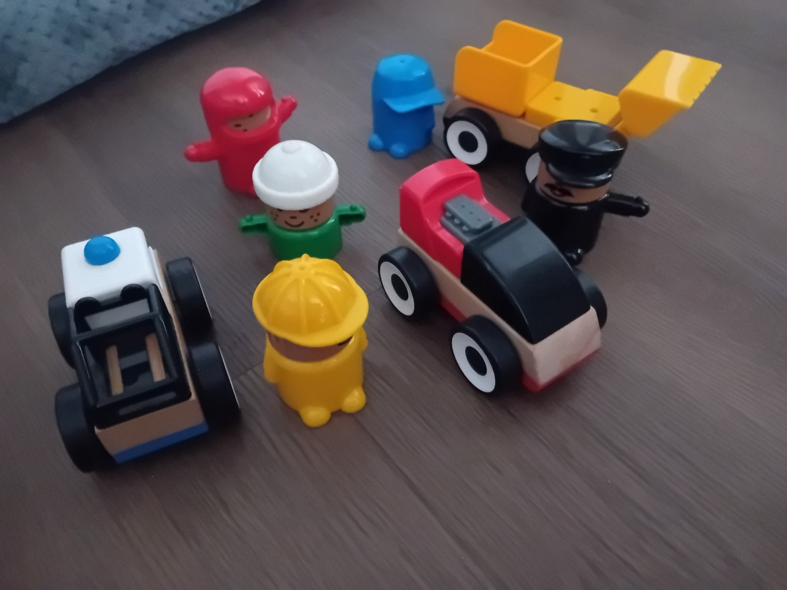 ikea houten auto,s met poppetjes, auto, Ophalen of Verzenden