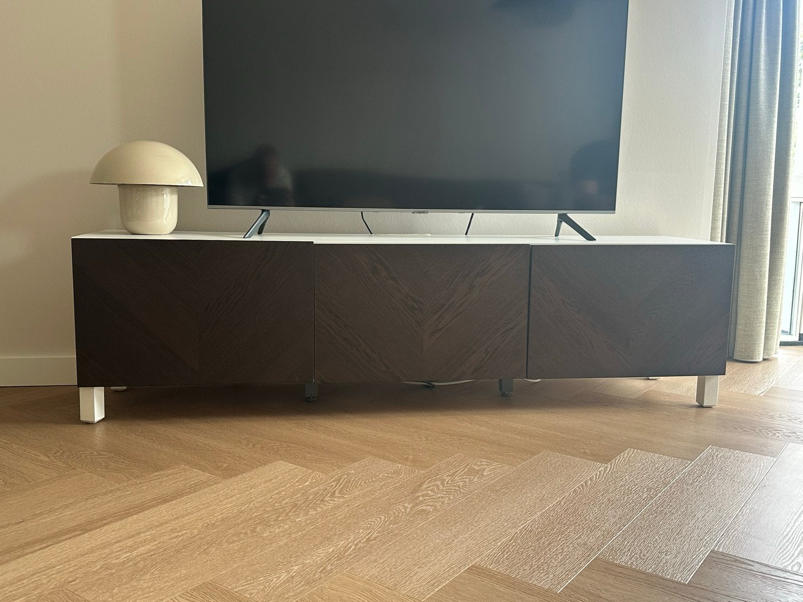 Ikea besta tv meubel, Ophalen, 150 tot 200 cm, Zo goed als nieuw, Minder dan 100 cm