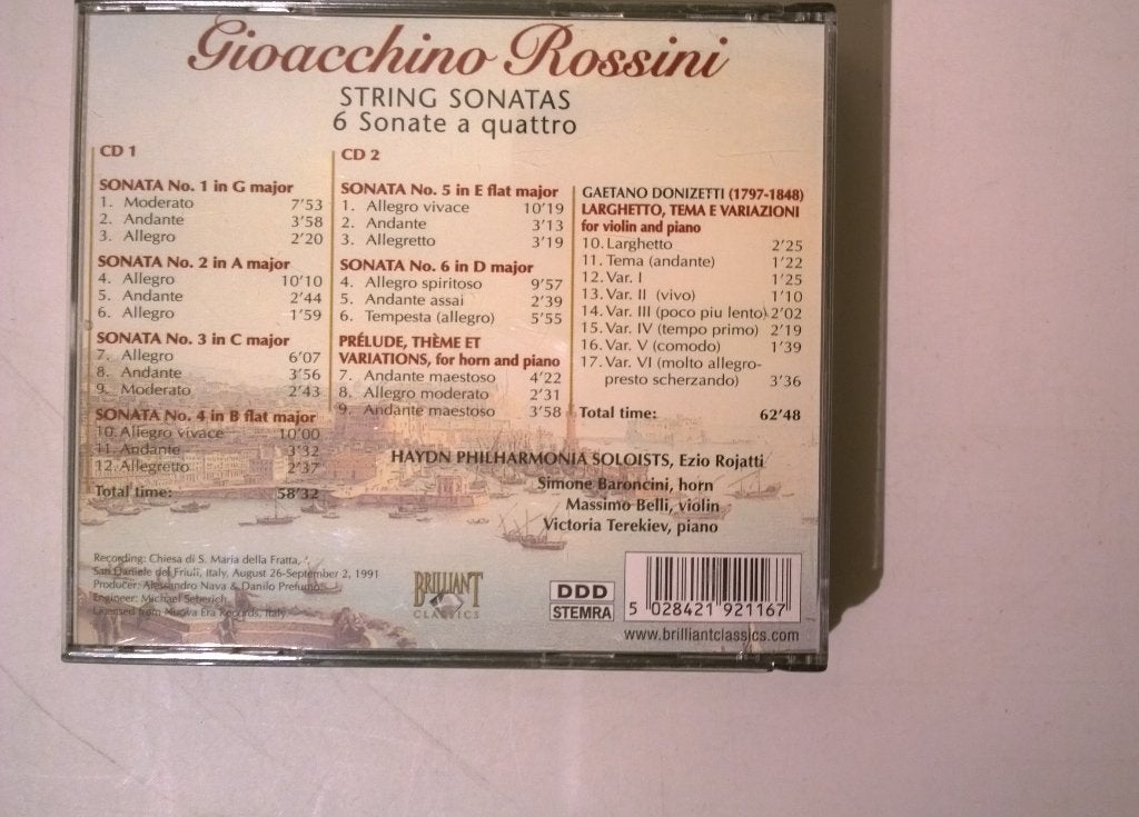 Rossini ‎– string sonatas, Ophalen, Romantiek, Rossini, Kamermuziek