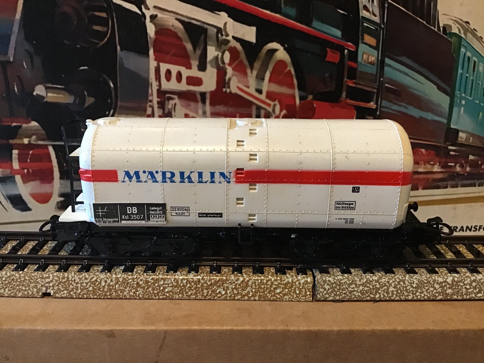 Marklin 4621 grote drukgas wagon opschrift Marklin, Hobby en Vrije tijd, Wisselstroom, Wagon, Ophalen of Verzenden, Zo goed als nieuw