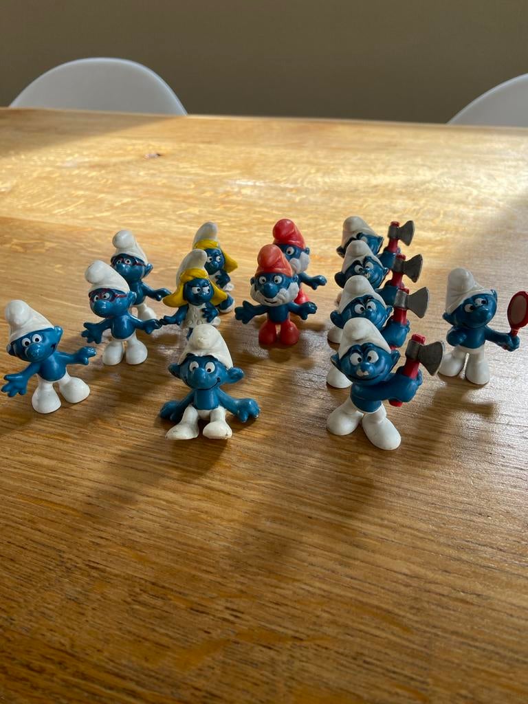Schleich Smurfen, 13 stuks, Verzamelen, Smurfen, Ophalen of Verzenden, Gebruikt, Verschillende Smurfen, Poppetje, Figuurtje of Knuffel