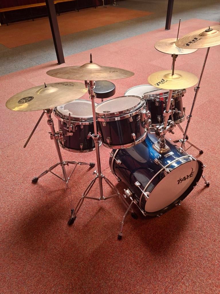 Taye pro 5 delig inc hardware en bekkens, Muziek en Instrumenten, Drumstellen en Slagwerk, Ophalen, Overige merken