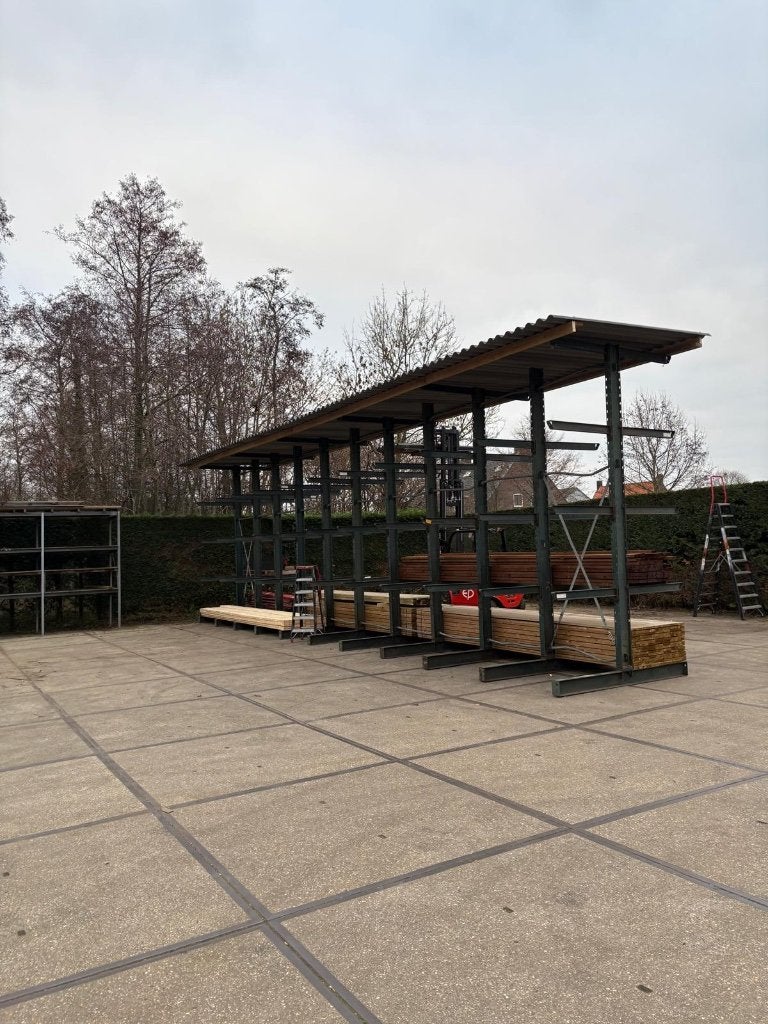 Draagarmstelling 4,2m | 800kg per arm | Dubbelzijdig, Ophalen