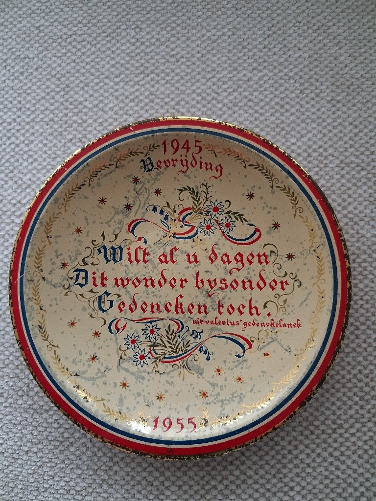 SCHAALTJE HERDENKING 10 JAAR BEVRIJDING., Ophalen of Verzenden, Nederland