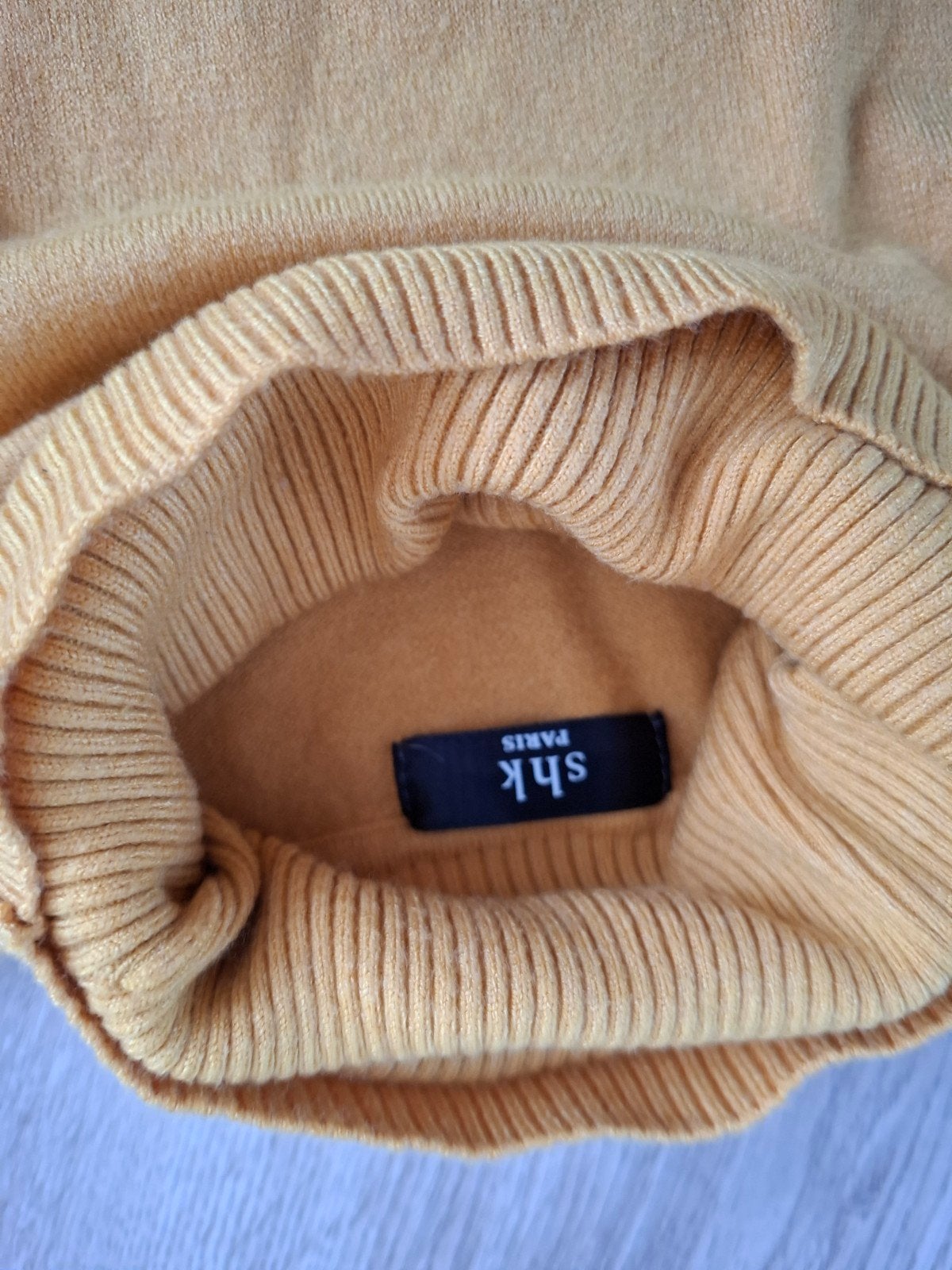 SHK Paris Okergele Oversized Coltrui/Tuniek, Geel, Maat 46/48 (XL) of groter, Ophalen of Verzenden, SHK Paris