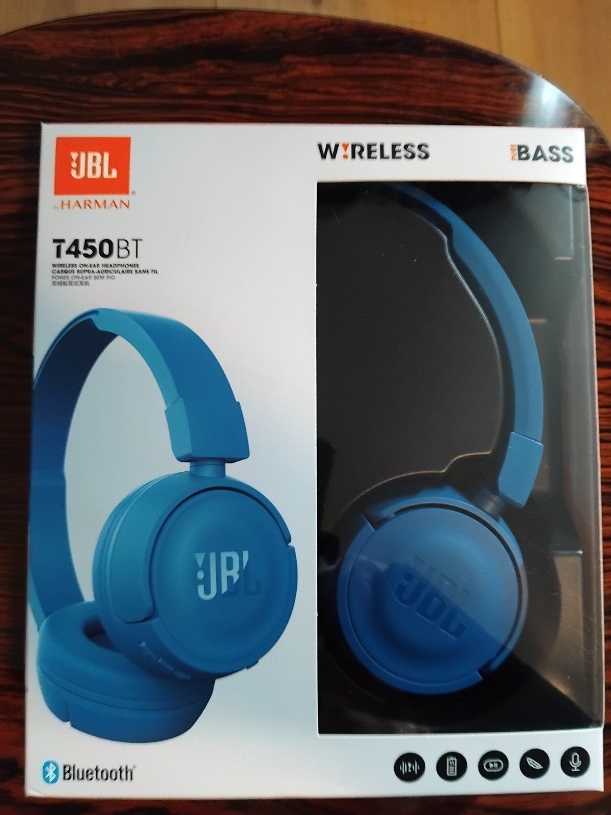 JBL T450BT Draadloze On-Ear Hoofdtelefoon, Overige merken, Nieuw, Draadloos, Op oor (supra aural)