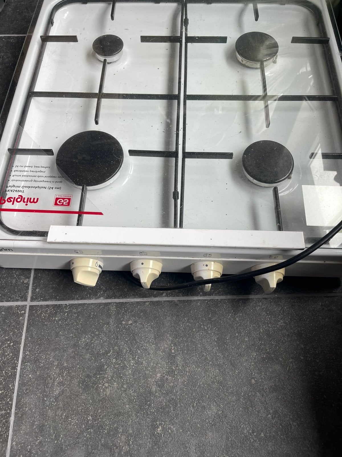 Gas fornuis pelgrim, Ophalen, Gebruikt, Vrijstaand, 4 kookzones