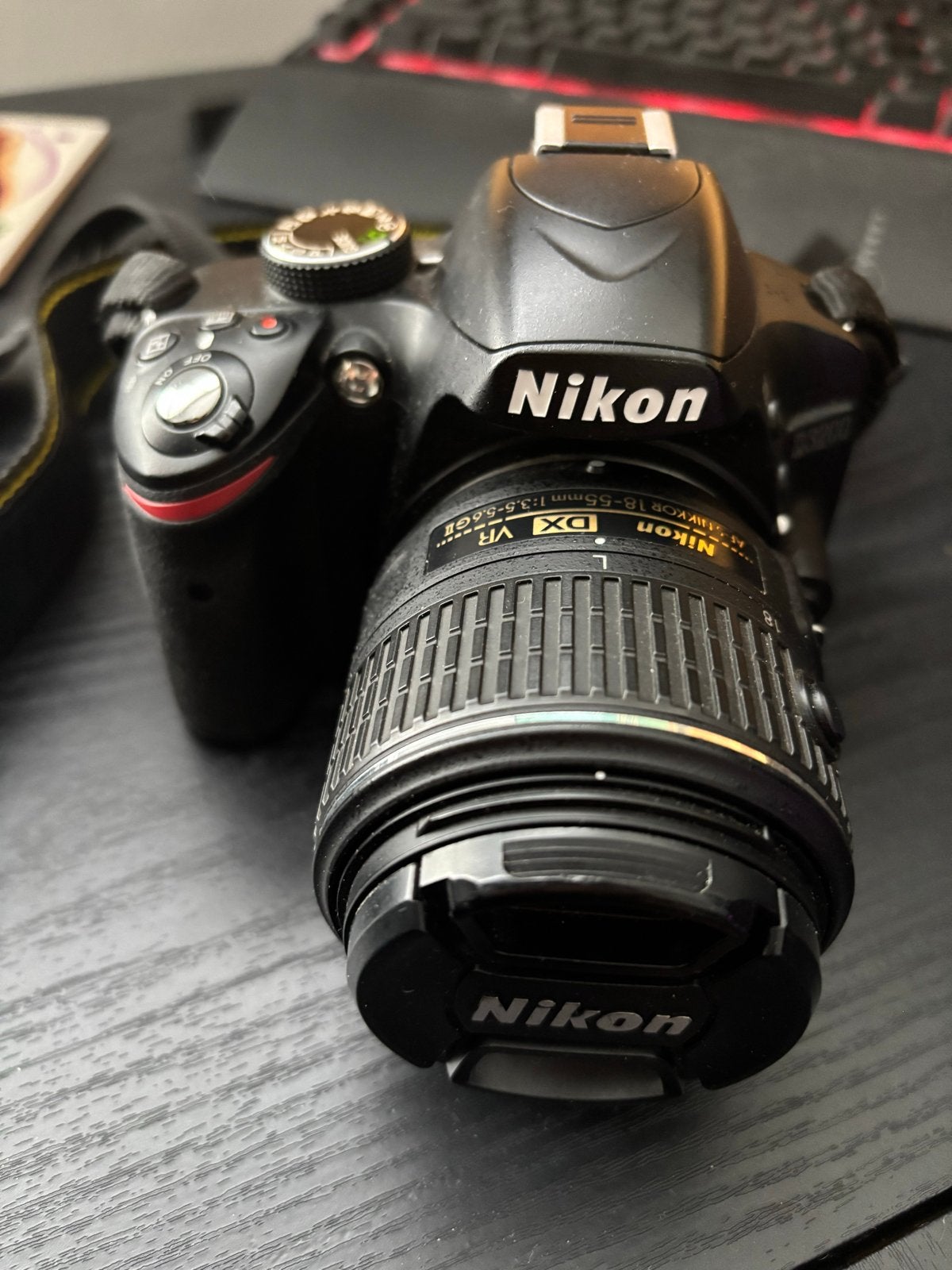 Nikon D3200 Spiegelreflexcamera met UV filter en accessoires, Spiegelreflex, Ophalen of Verzenden, Zo goed als nieuw, Accu