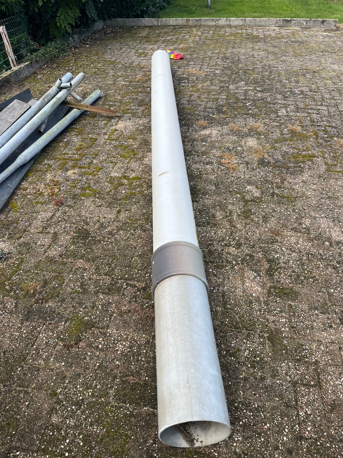 Pvc buis duiker, Doe-het-zelf en Verbouw, Pvc, Ophalen of Verzenden, Zo goed als nieuw, Minder dan 2 meter