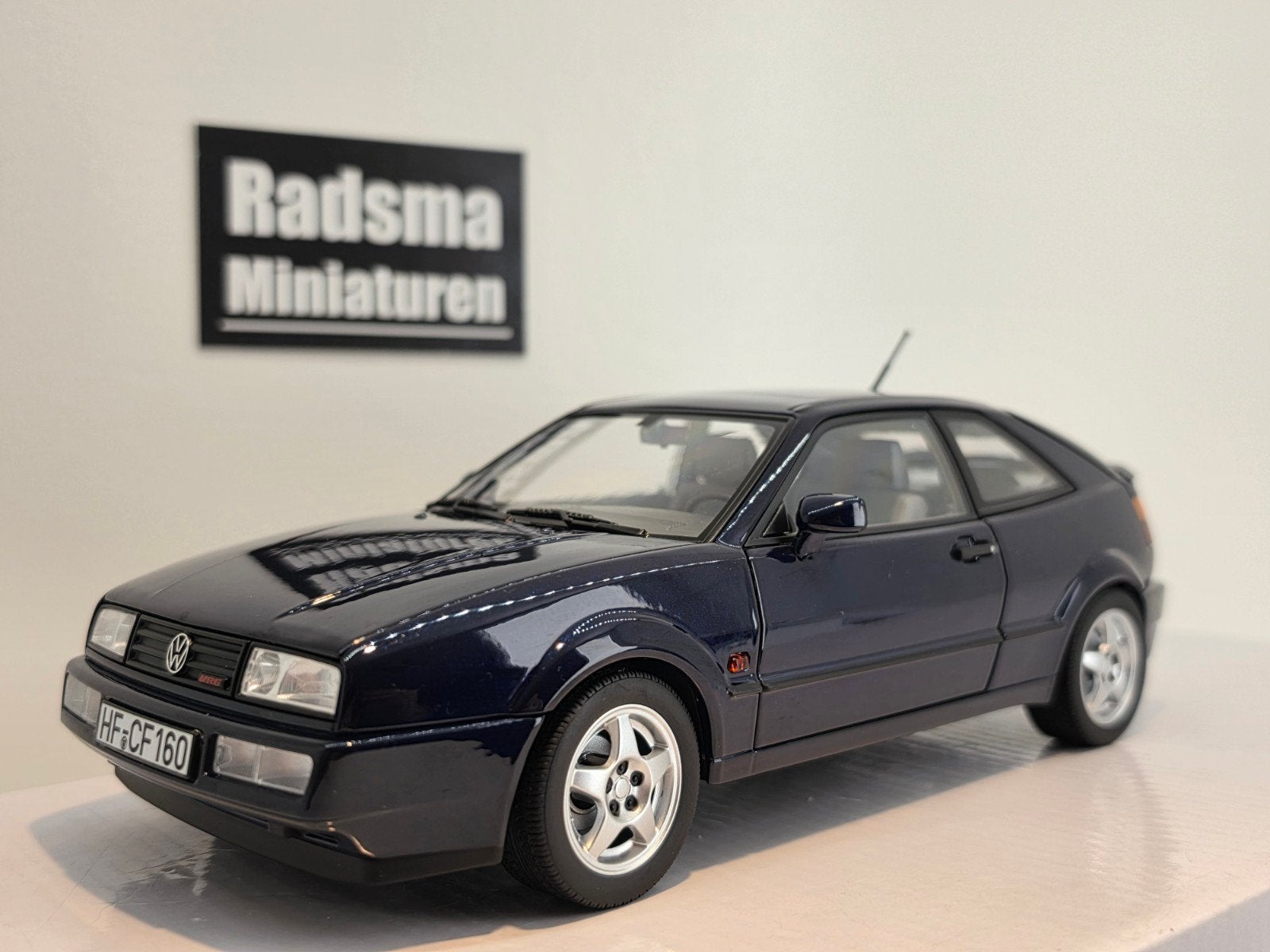 Volkswagen Corrado VR6 - Aqua Blue - 1:18 Norev Limited, Auto, Nieuw, Norev, Ophalen of Verzenden