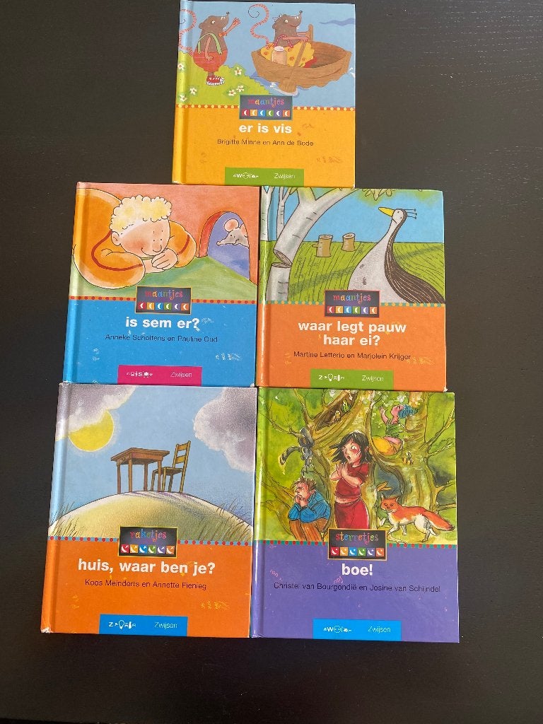 Zwijsen leren lezen boekjes, Ophalen, Gelezen, Non-fictie