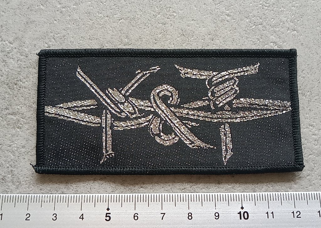 Y&T zeldzame    vintage 1983 patch y3 zilver glitter print, Verzenden, Zo goed als nieuw, Foto of Kaart