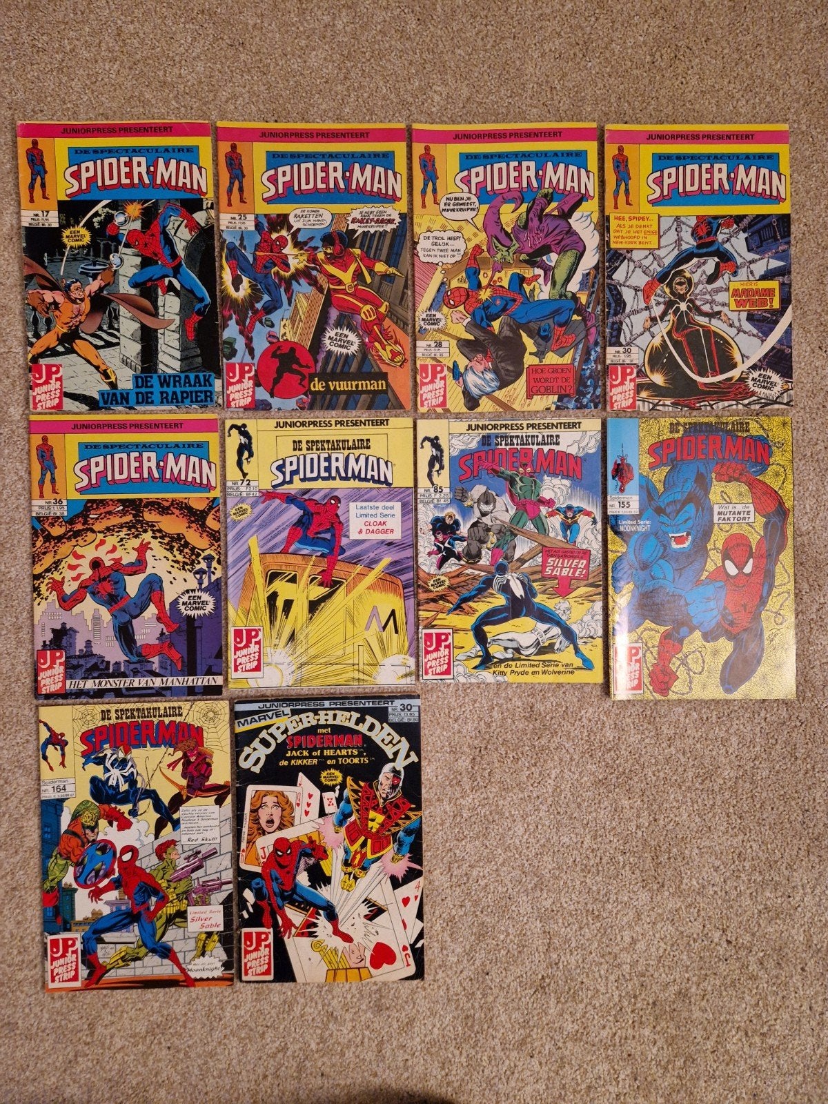De Spectaculaire Spiderman stripboeken., Boeken, Meerdere comics, Ophalen of Verzenden, Gelezen, Europa