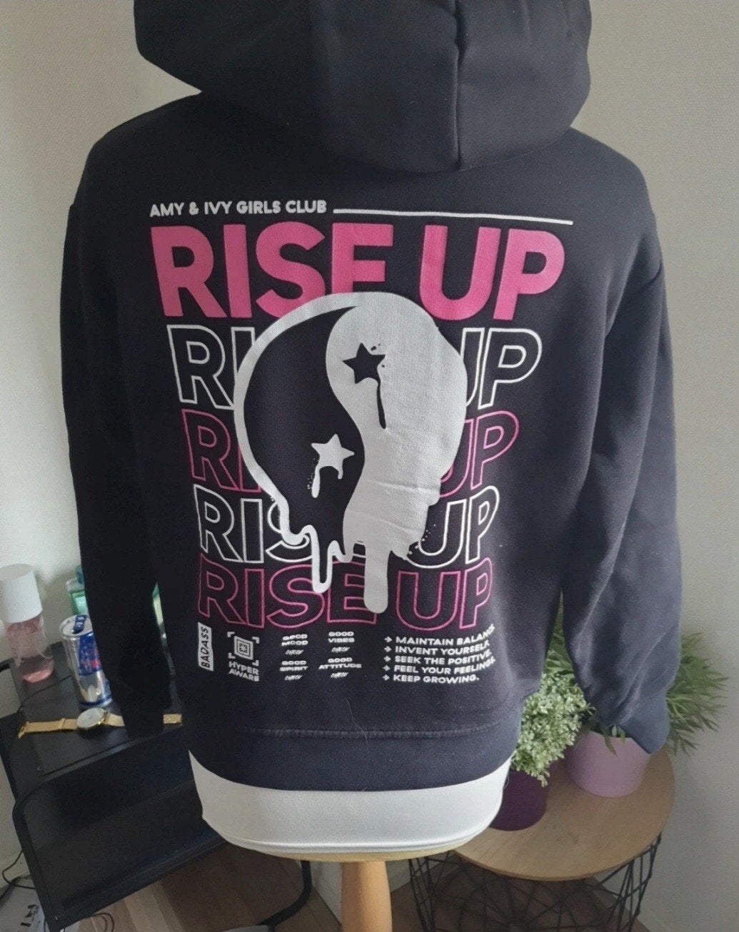 Amy & Ivy "Rise Up" hoodie - Zwart - Maat S, Zwart, Ophalen of Verzenden, Maat 36 (S), Amy & Ivy