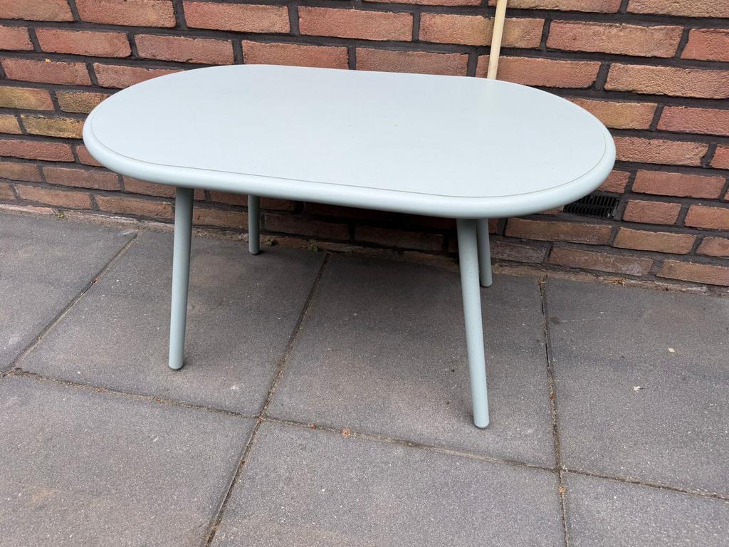 Tuintafel, salon, zgan, Tuin en Terras, Ophalen of Verzenden, Zo goed als nieuw, Ovaal, Overige materialen