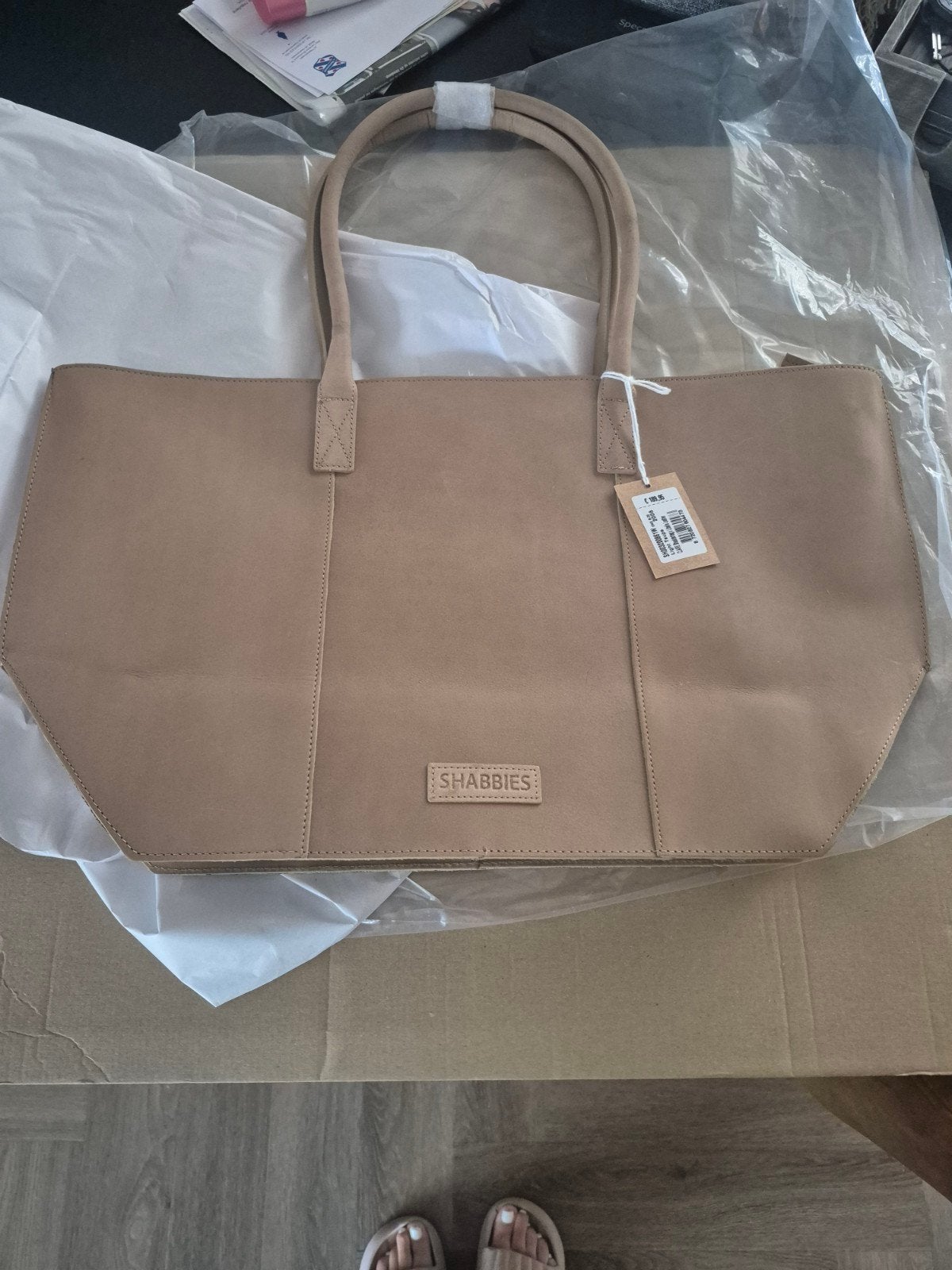Shabbies Amsterdam Shopper - Nieuw met kaartjes, Ophalen, Nieuw, Beige, Shopper