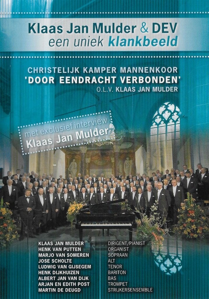 DVD + CD - K.J.MULDER & 'DEV' KAMPEN - EEN UNIEK KLANKBEELD., Trompet, Geestelijke liederen, Ophalen of Verzenden, Zo goed als nieuw