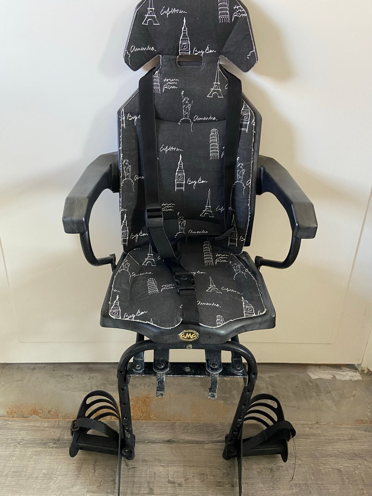 GMG fietsstoel voor achterop, Achterzitje, Ophalen, 15 t/m 25 kg, Gebruikt
