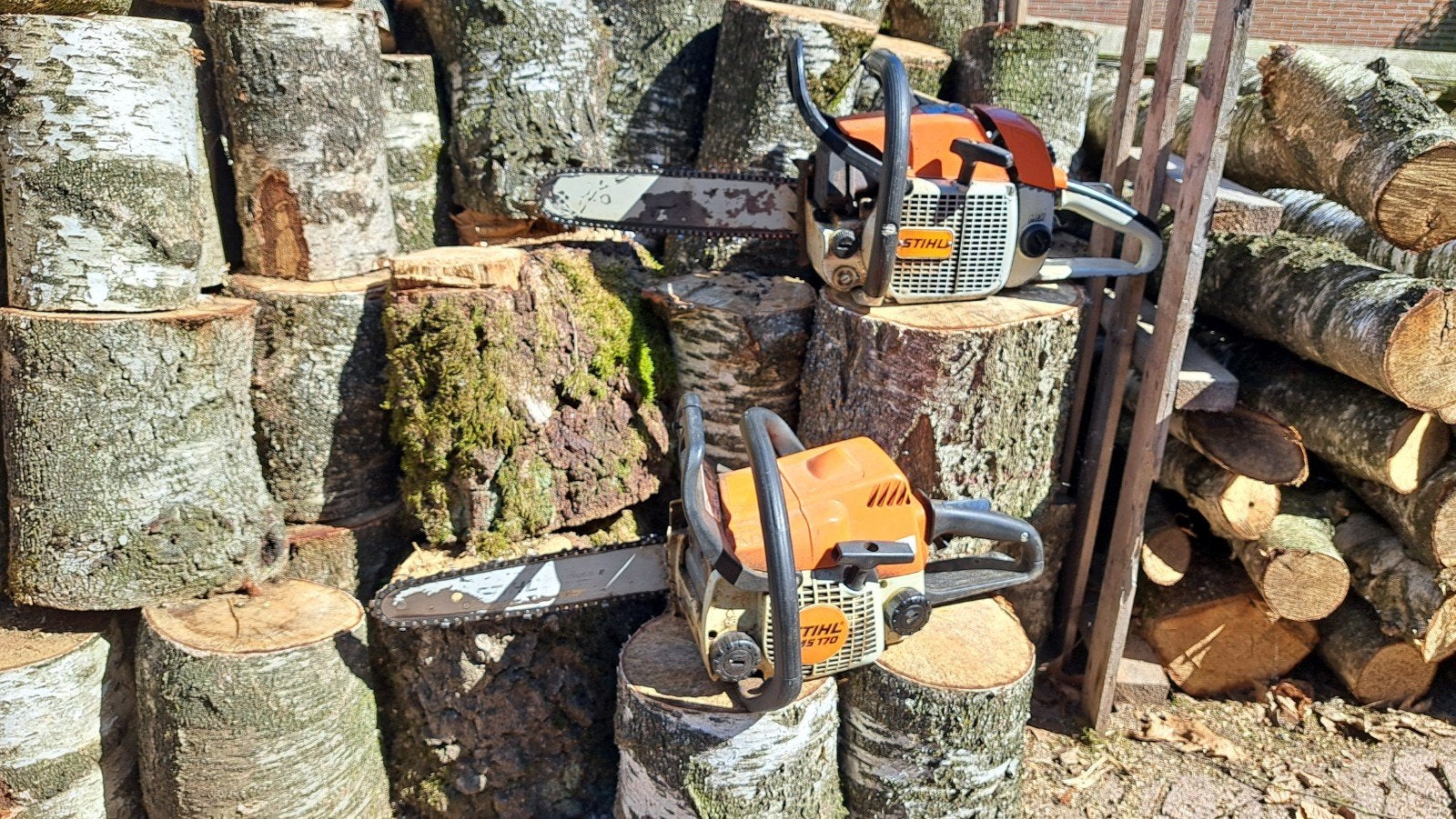Stihl 028AV en Stihl MS 170 door inruil verkregen gaan zo we, Tuin en Terras, Stihl, Gebruikt, Ophalen of Verzenden, ????