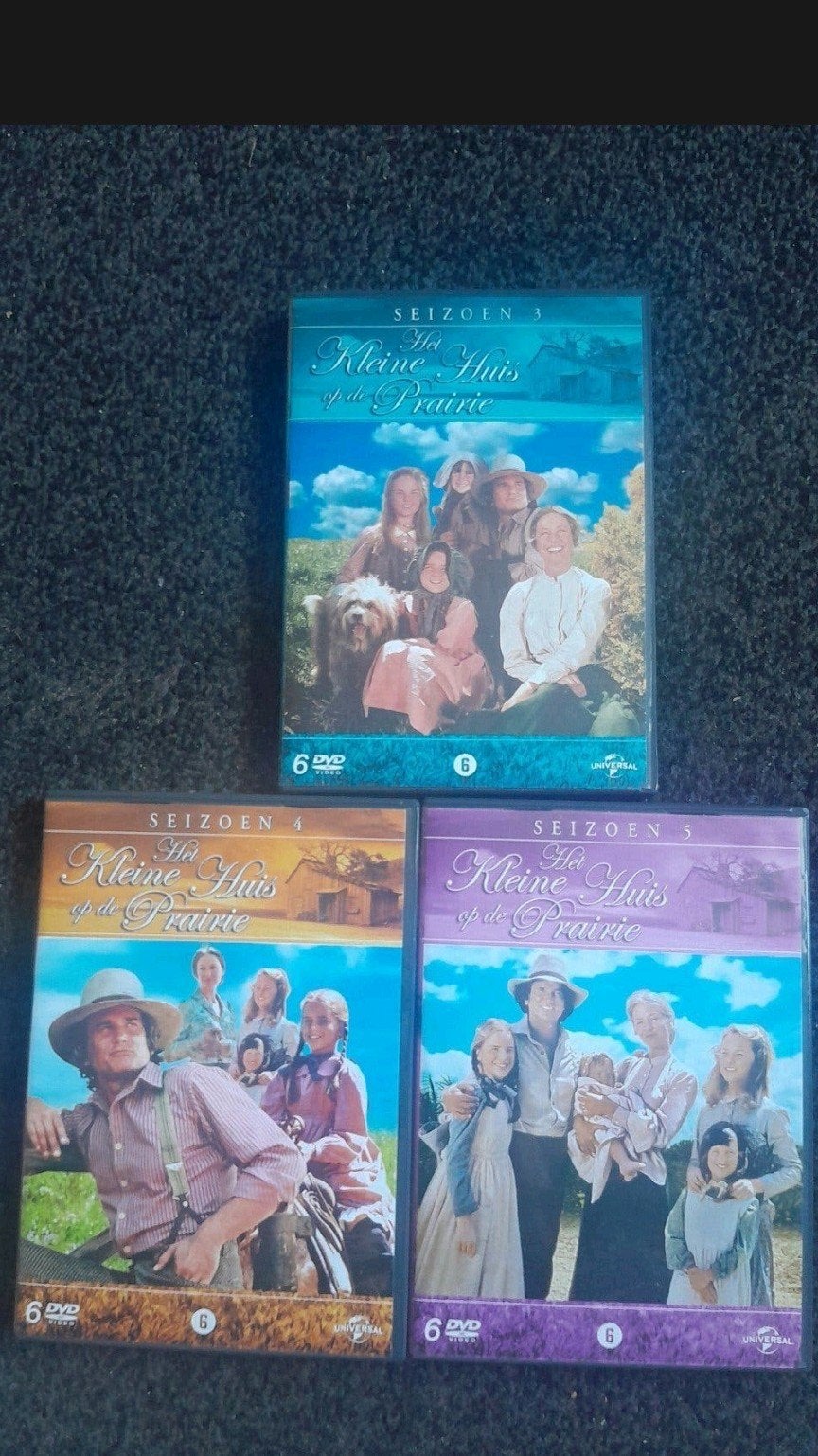 Het kleine Huis op de prairie deel 1,2 en 3, Cd's en Dvd's, Alle leeftijden, Ophalen of Verzenden, Zo goed als nieuw