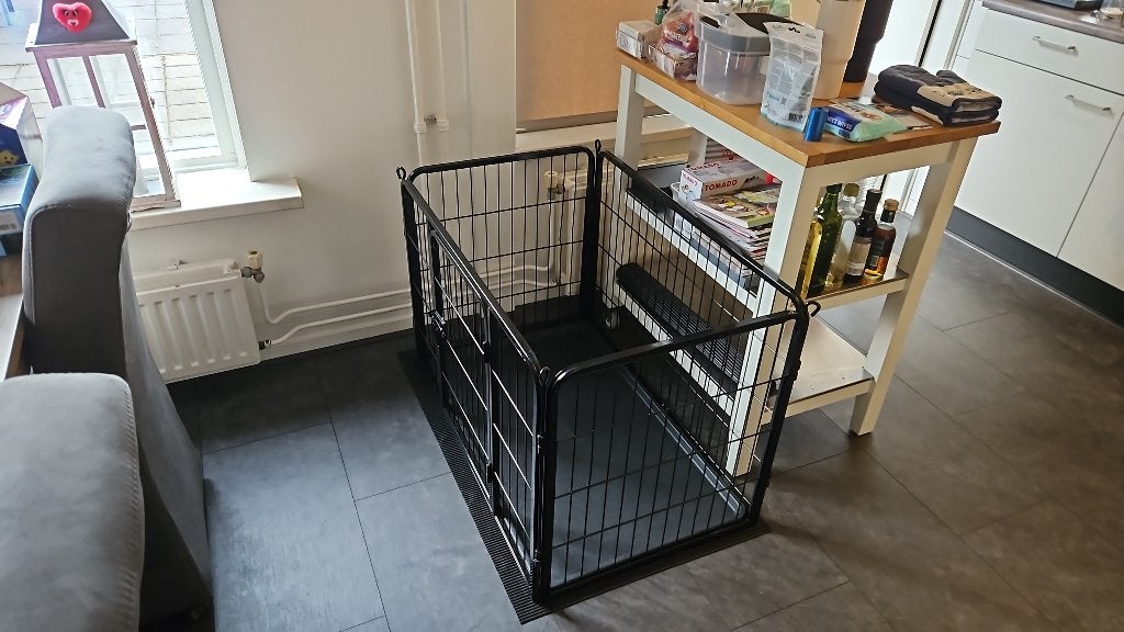 Puppyren - Flamingo Kazan Zwart S – 93x59x64cm, Ophalen, Zo goed als nieuw