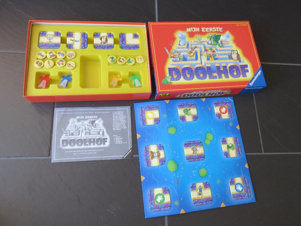 Mijn eerste Doolhof, bordspel voor 5-8 jaar. Als nieuw, Ophalen of Verzenden, Zo goed als nieuw