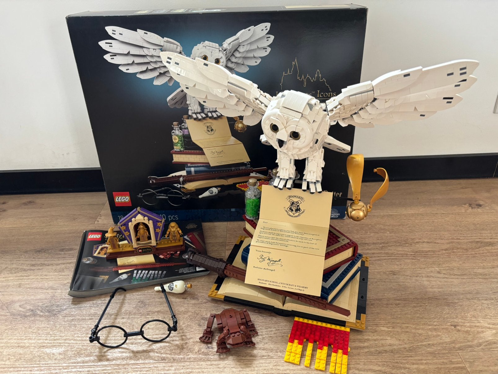 Harry Potter Lego 76391 Hogwarts Icons Collectors’ Edition, Lego, Harry Potter, Ophalen of Verzenden, Zo goed als nieuw
