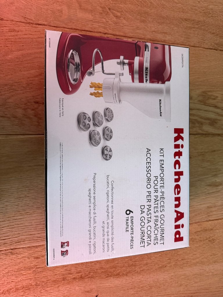 KitchenAid Pasta 5KSMPEXTA - Verse Pasta Hulpstuk!, Beige, Kunststof, Ophalen of Verzenden, Zo goed als nieuw