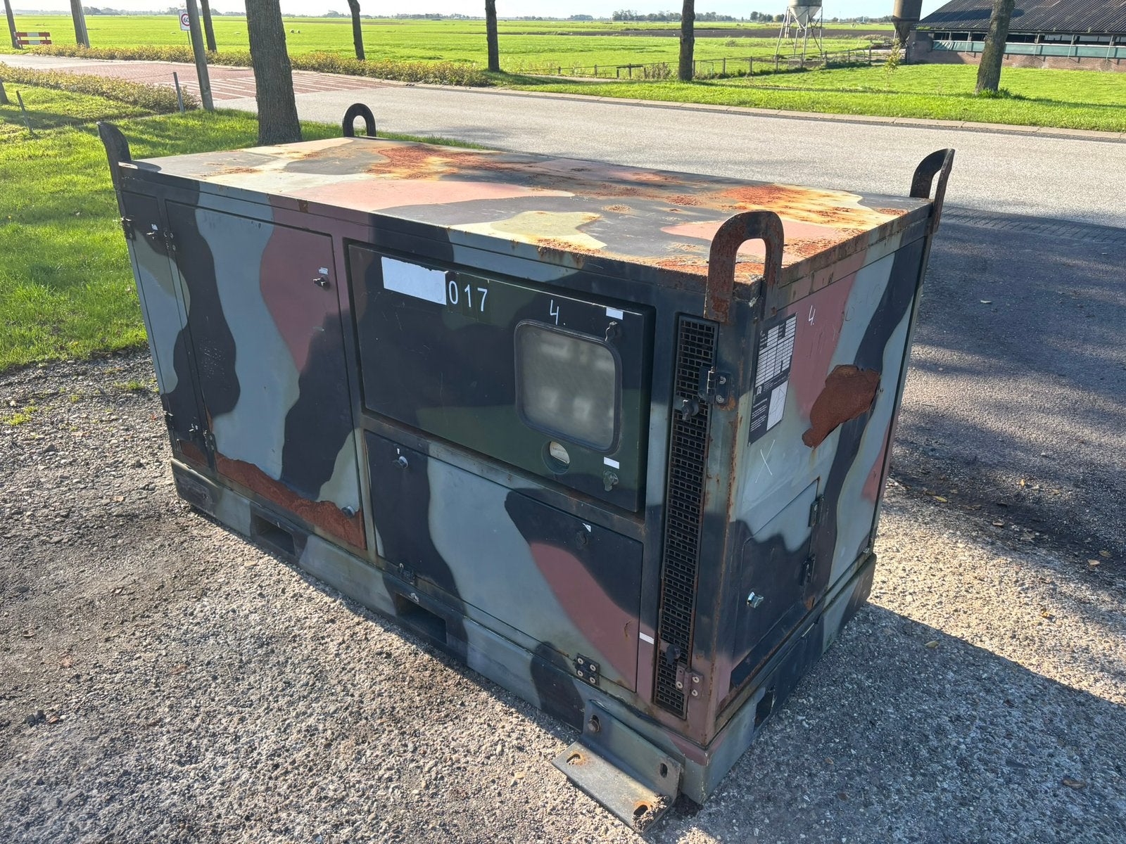 DEFECT!! 22,5 KVA aggregaat Hatz 4 cilinder diesel generator, Doe-het-zelf en Verbouw, Aggregaten, Gebruikt, Dieselolie, 10 tot 30 kVA