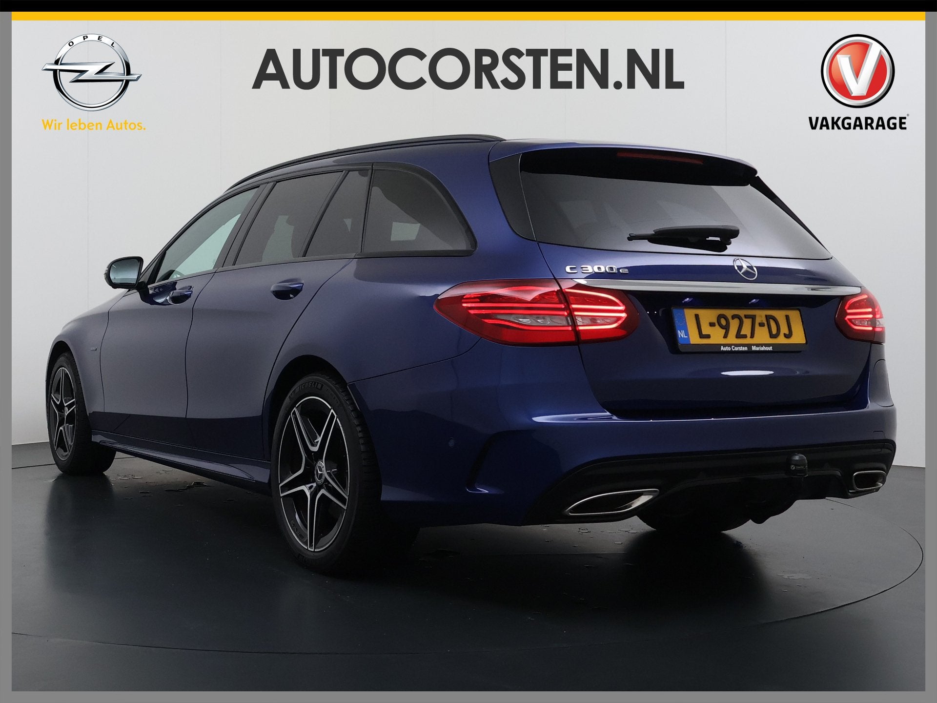 Mercedes-Benz C-Klasse Estate 300 EQ Hybrid AUT-9 AMG Pano-D, Auto's, Dealer onderhouden, Achterwielaandrijving, 57 km, Hybride Elektrisch/Benzine