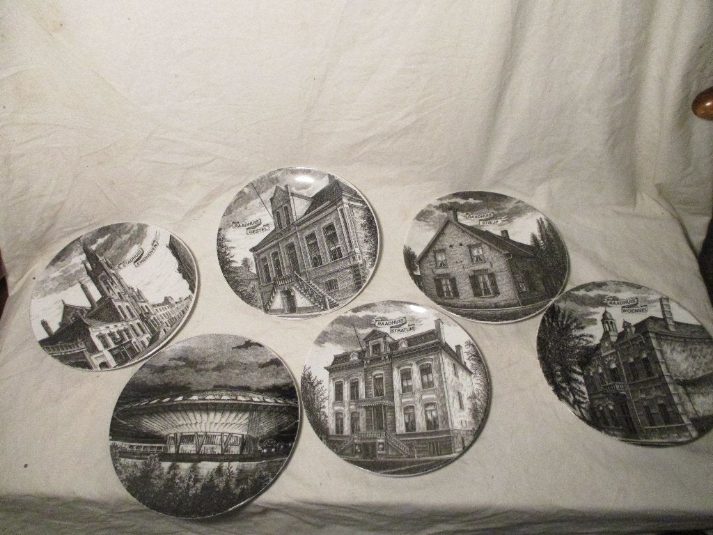 6x bordjes Eindhoven, Ophalen of Verzenden