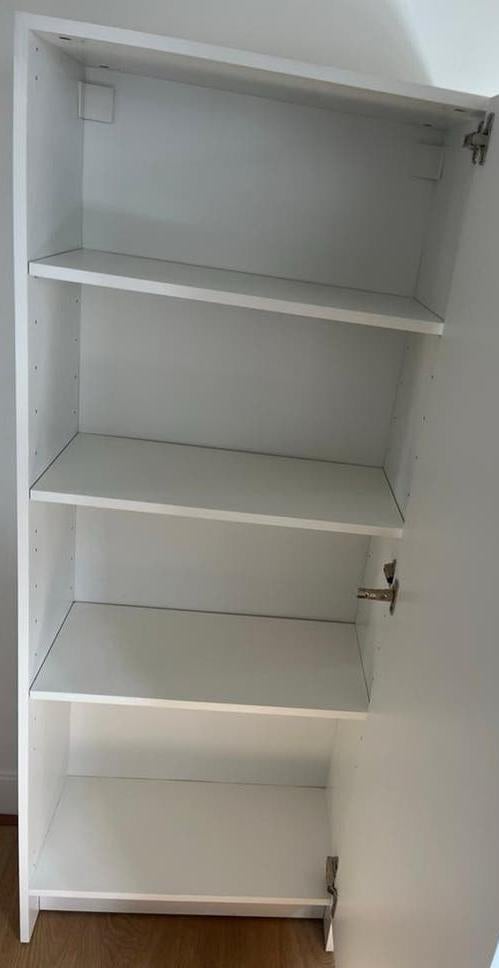 Nieuwe IKEA badkamerkast 30x60x153 cm - Wit, Ophalen, (Half)hoge kast, Minder dan 50 cm, Nieuw