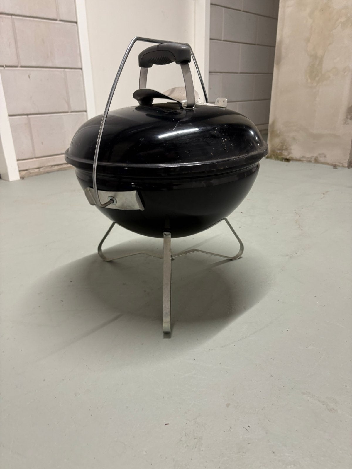 Compacte Weber Smokey Joe Premium Houtskoolbarbecue, Tuin en Terras, Ophalen of Verzenden, Gebruikt