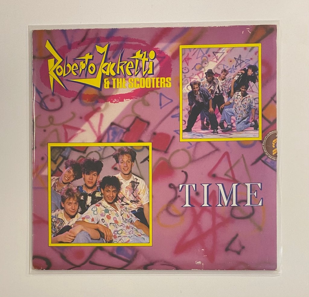 Roberto Jacketti & The Scooters - Time 1984 NL met poster!, LP, Gebruikt, Pop, 12 inch