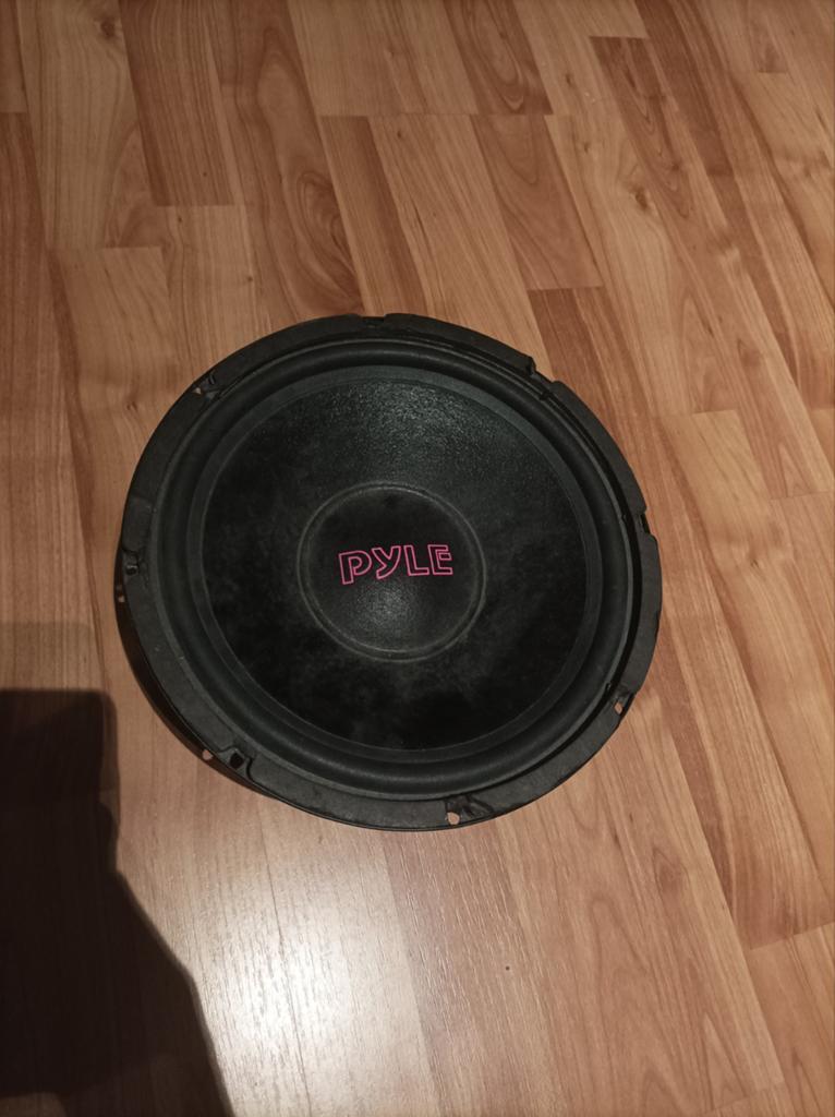 Pyle 10 inch Subwoofer 2 x 4ohm  ~100 watt rms, Audio, Tv en Foto, Luidsprekers, Gebruikt, Subwoofer, 60 tot 120 watt, Ophalen