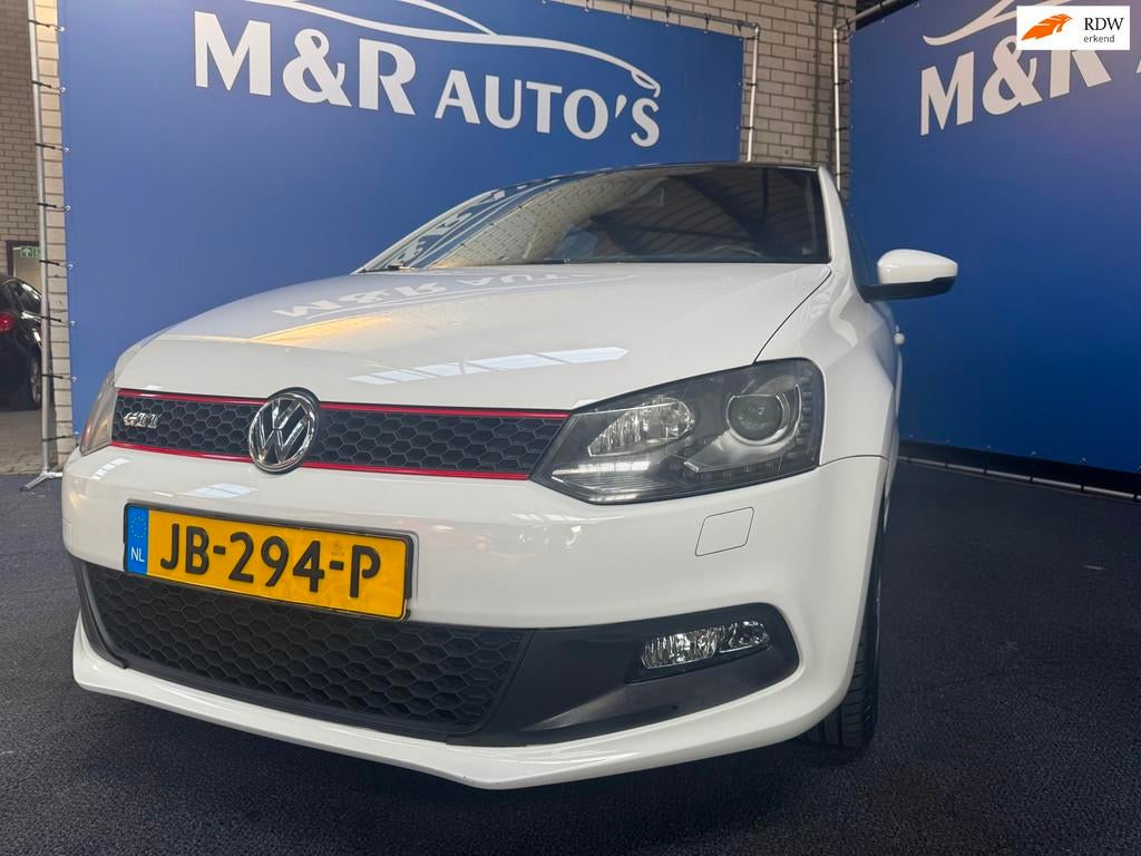 Volkswagen Polo 1.4 TSI GTI Automaat, Auto's, Volkswagen, Euro 5, 4 cilinders, Wit, 630 kg