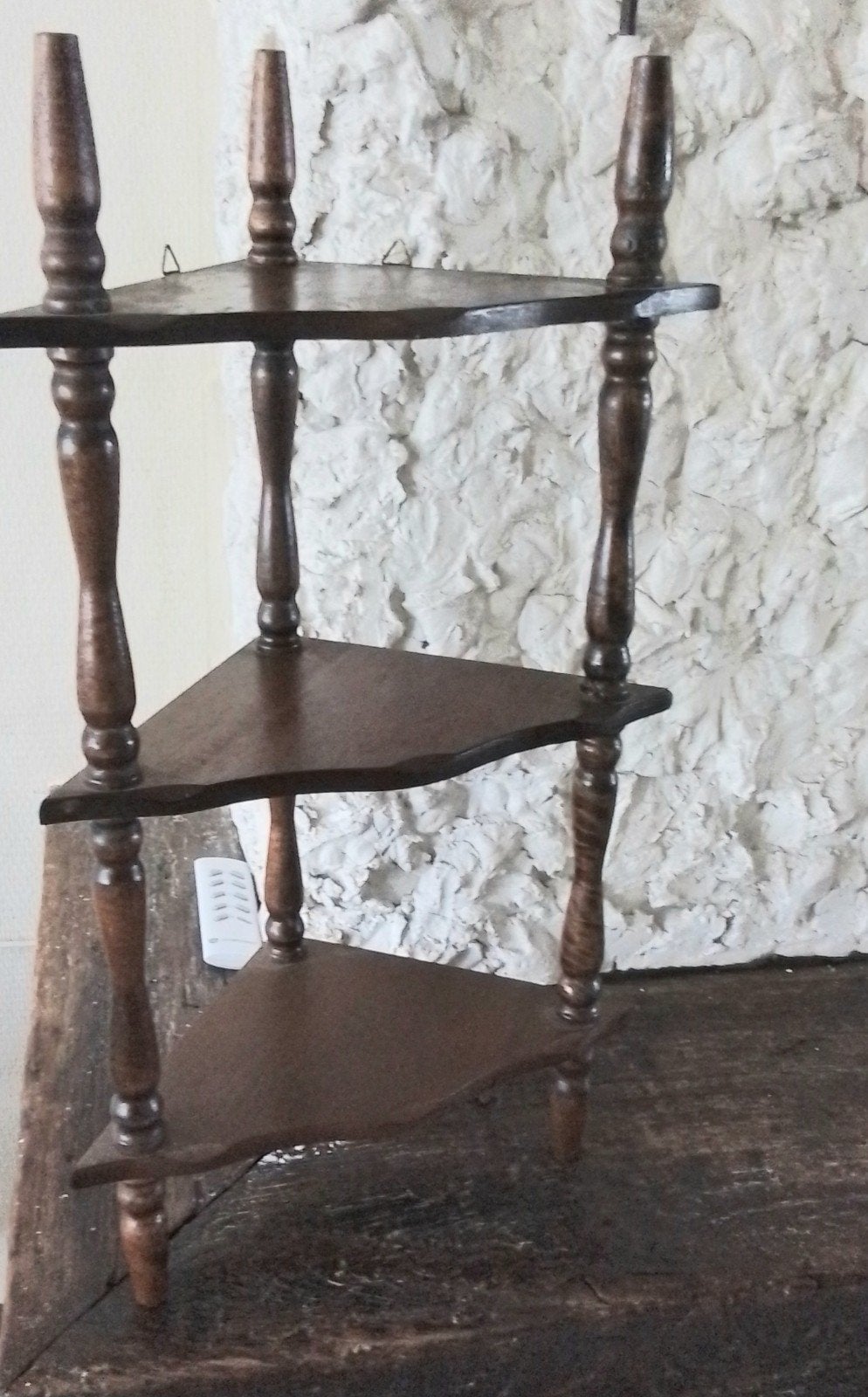 Hoekkastje/ 3 laags 48cm/ jaren 60, Ophalen of Verzenden