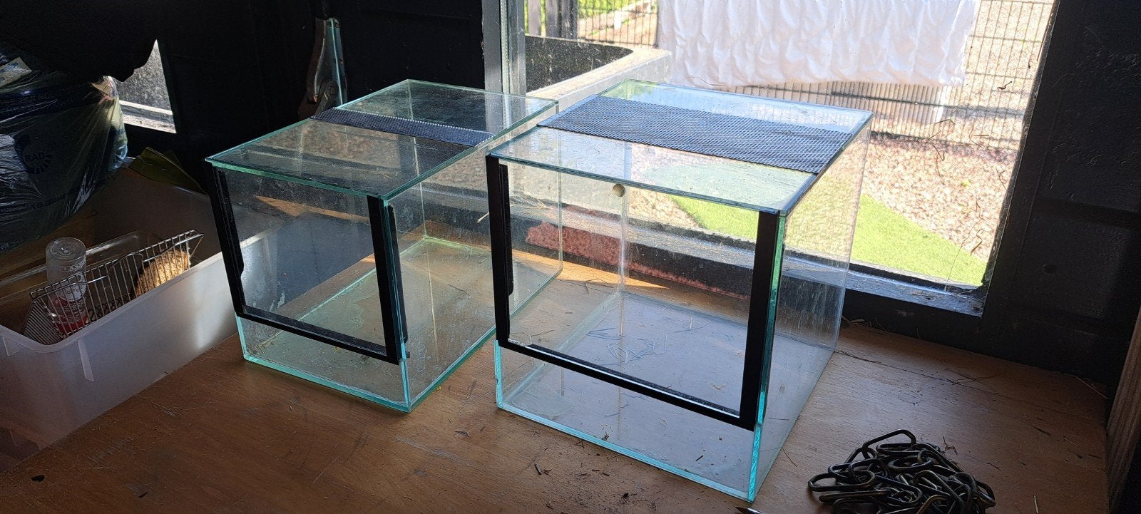 Kleine terrariums, Ophalen