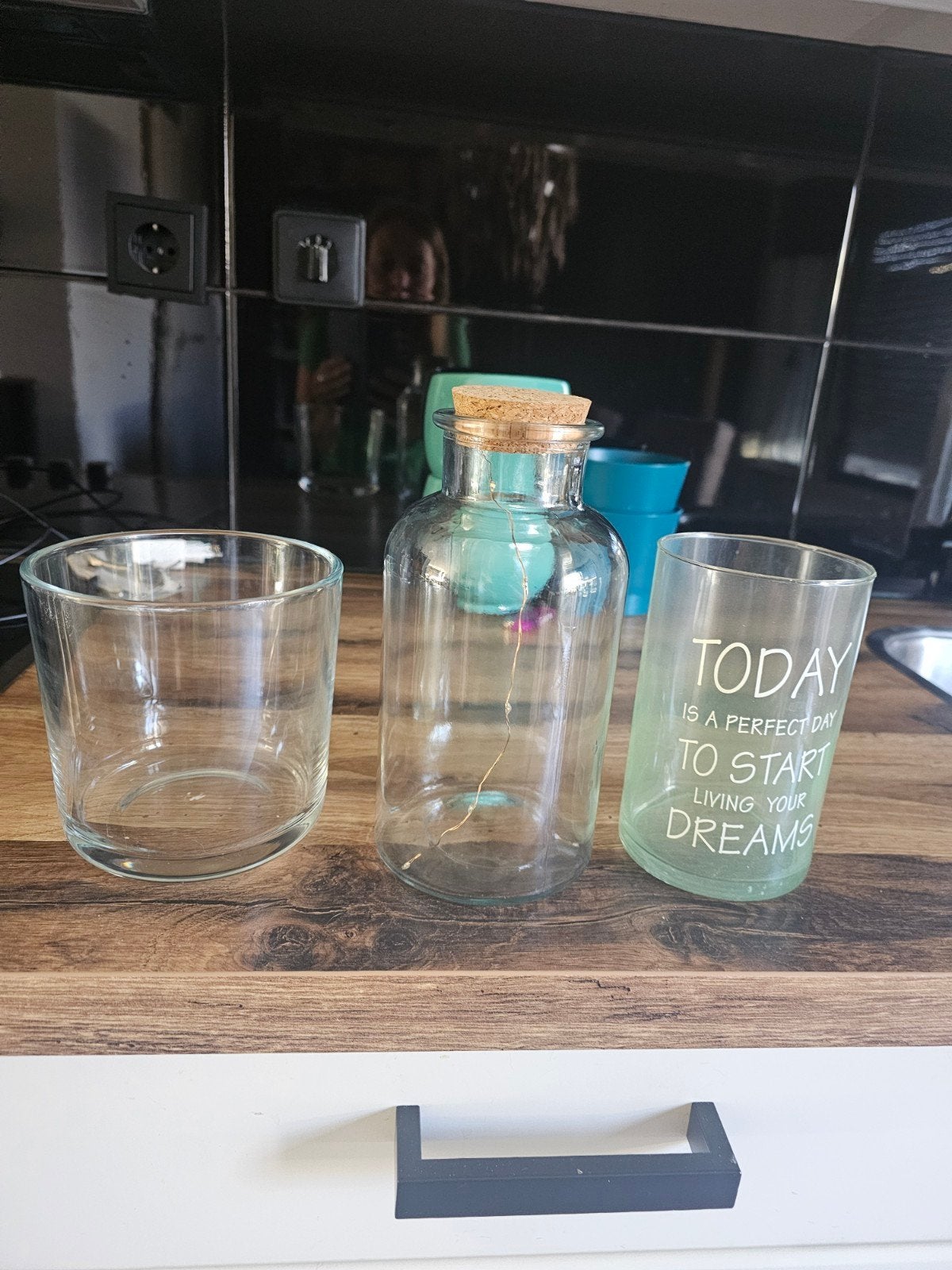 mooie set v glas, Huis en Inrichting, Ophalen, Zo goed als nieuw