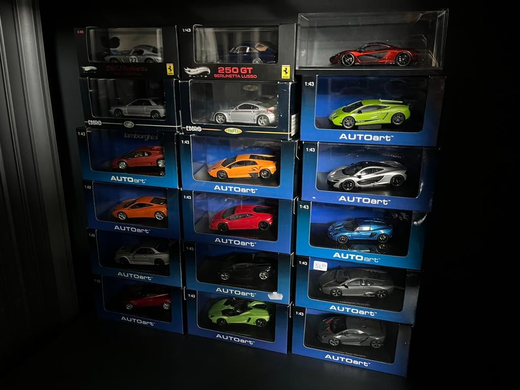 Modelauto’s x16 - 1:43, Ophalen, Zo goed als nieuw, Auto, Overige merken
