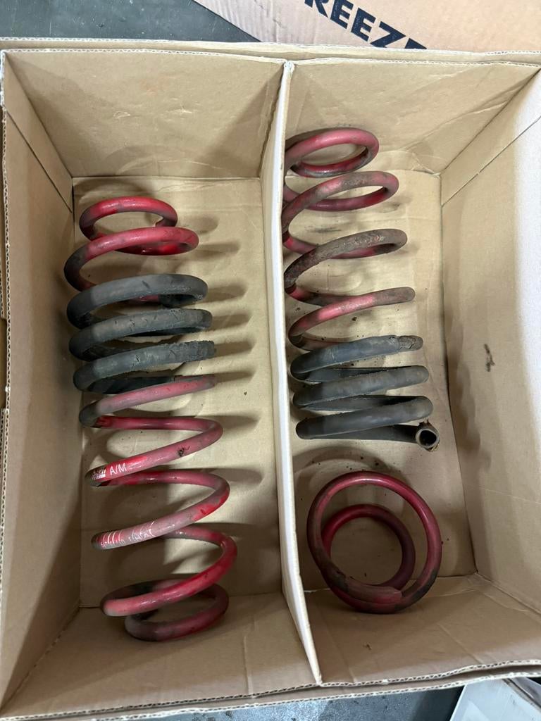 Eibach pro kit rode verlagingsveren voor/achter (golf,seat), Ophalen of Verzenden, Gebruikt, Seat