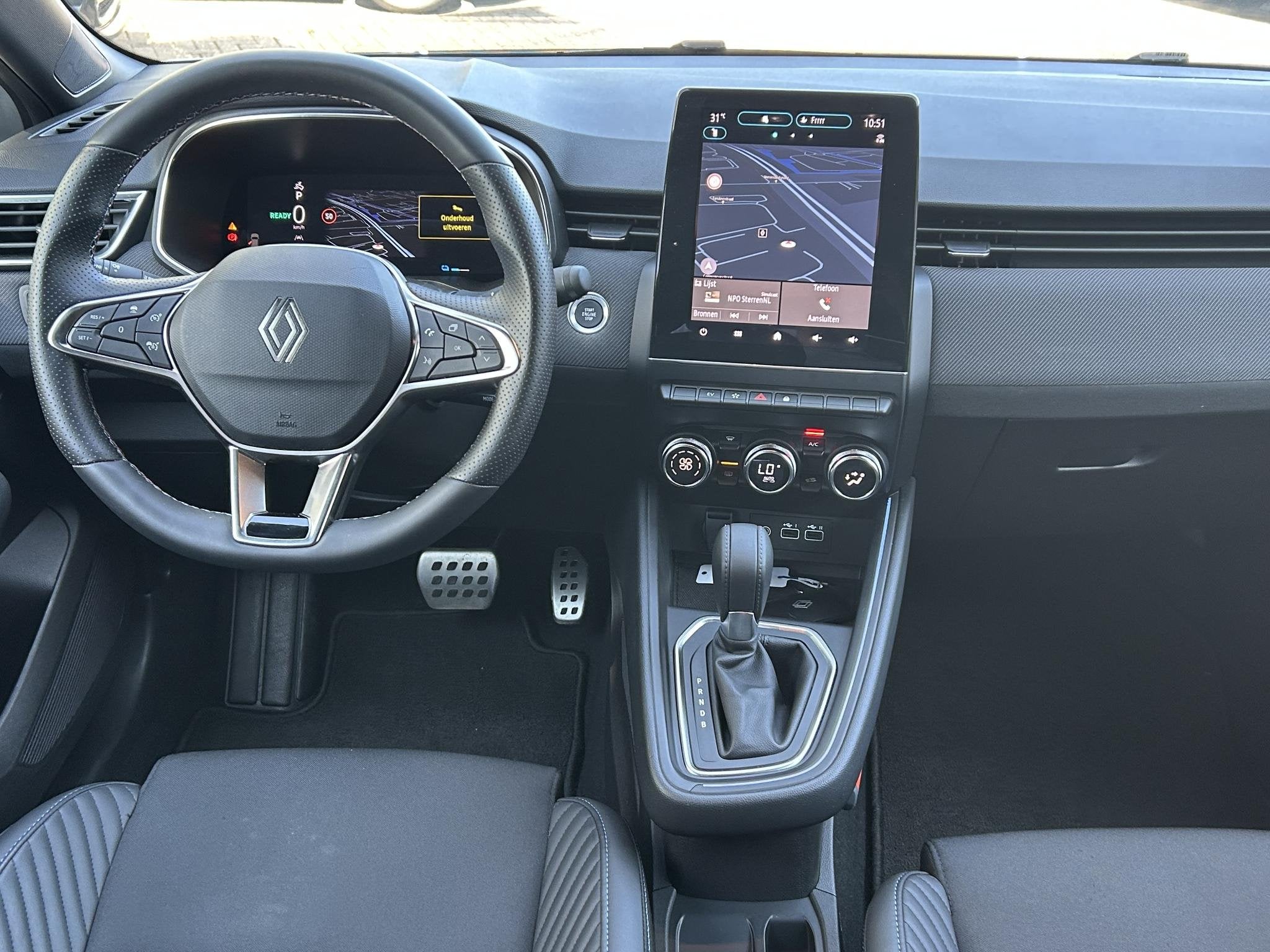 Renault Clio 1.6 E-Tech Full Hybrid 145 esprit Alpine | Navi, Gebruikt, Met garantie (alle), Leder en Stof, Origineel Nederlands