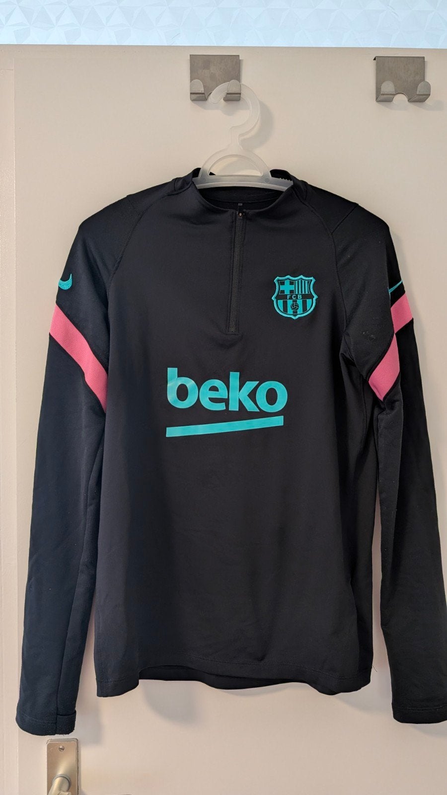 te koop Barcelona trainings Barcelona, Maat XL, Ophalen of Verzenden, Zo goed als nieuw, Shirt